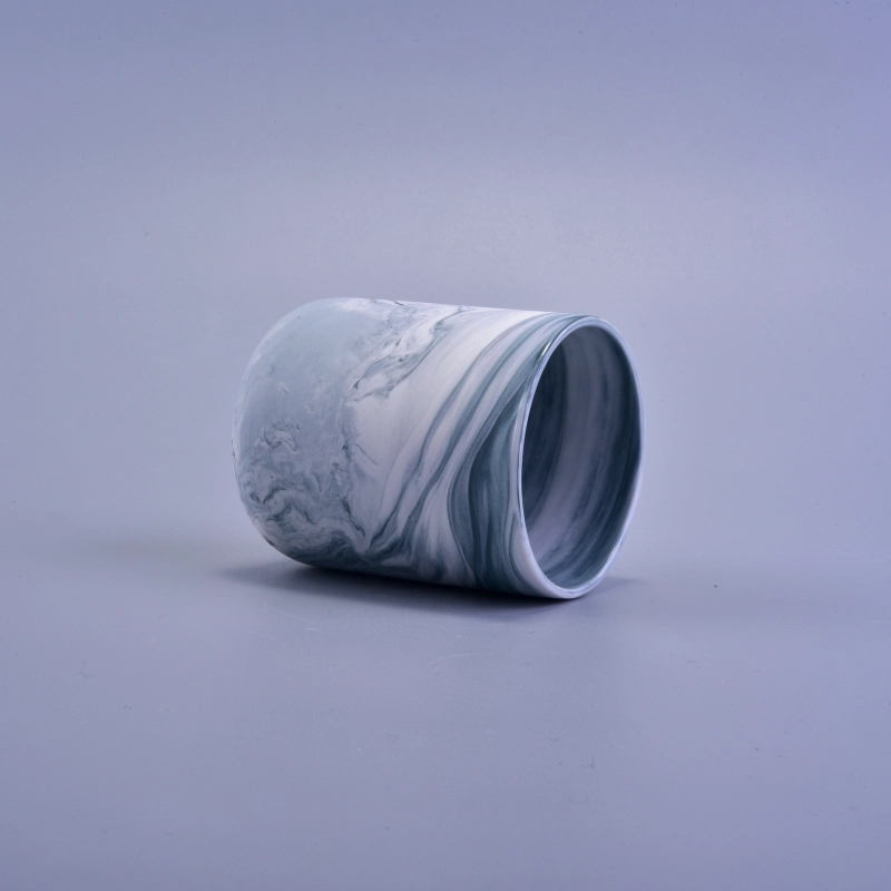 Wholesale custom marble ceramic tealight candle holder