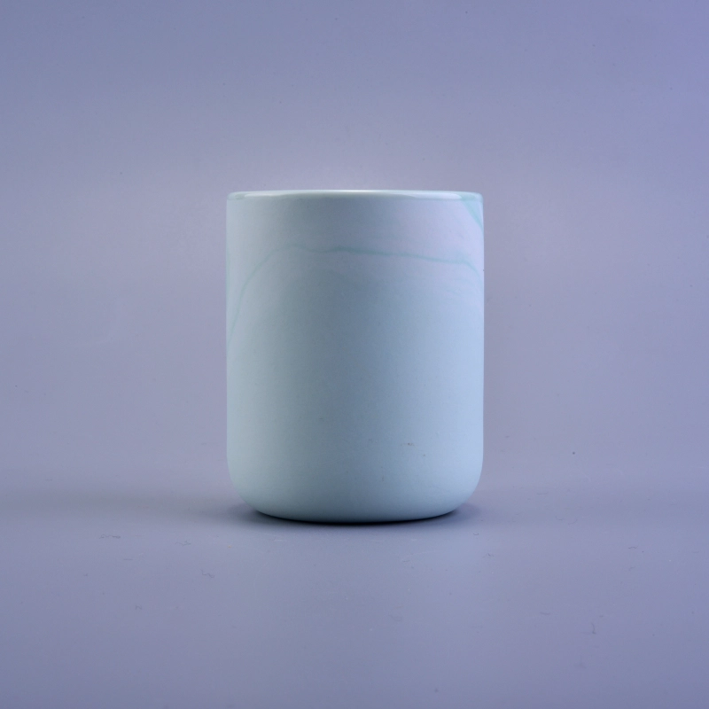 Wholesale custom marble ceramic tealight candle holder