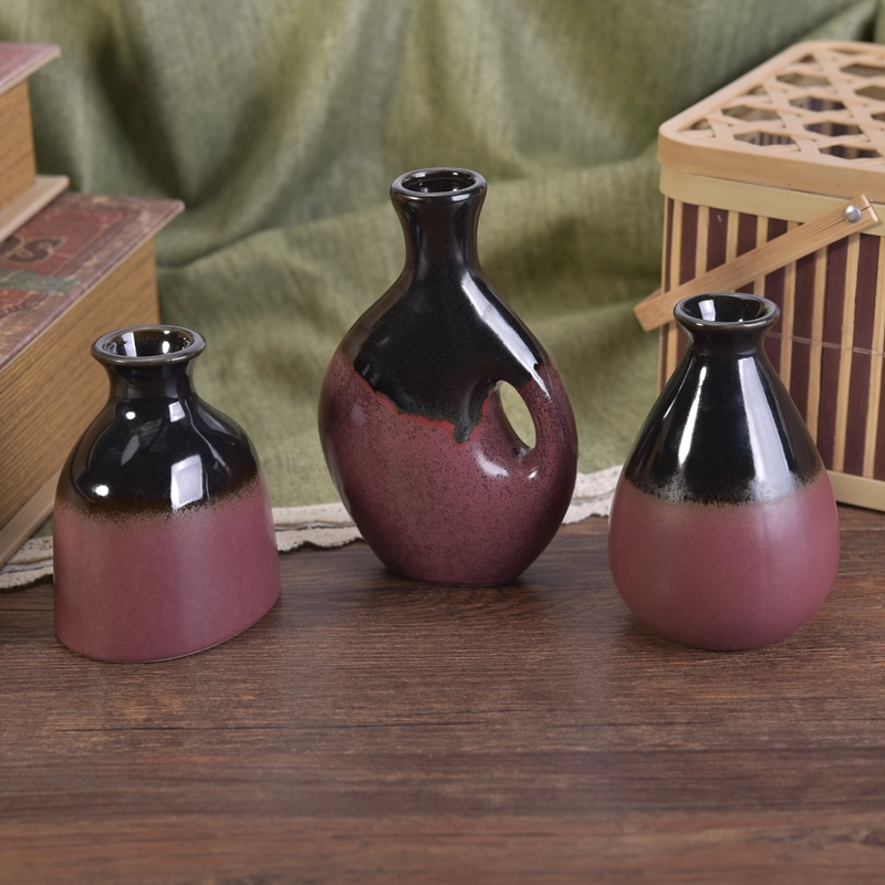 Handmade unique reed diffuse ceramic bottles