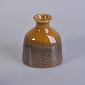 Transmutation glaze finish ceramic diffuser bottles