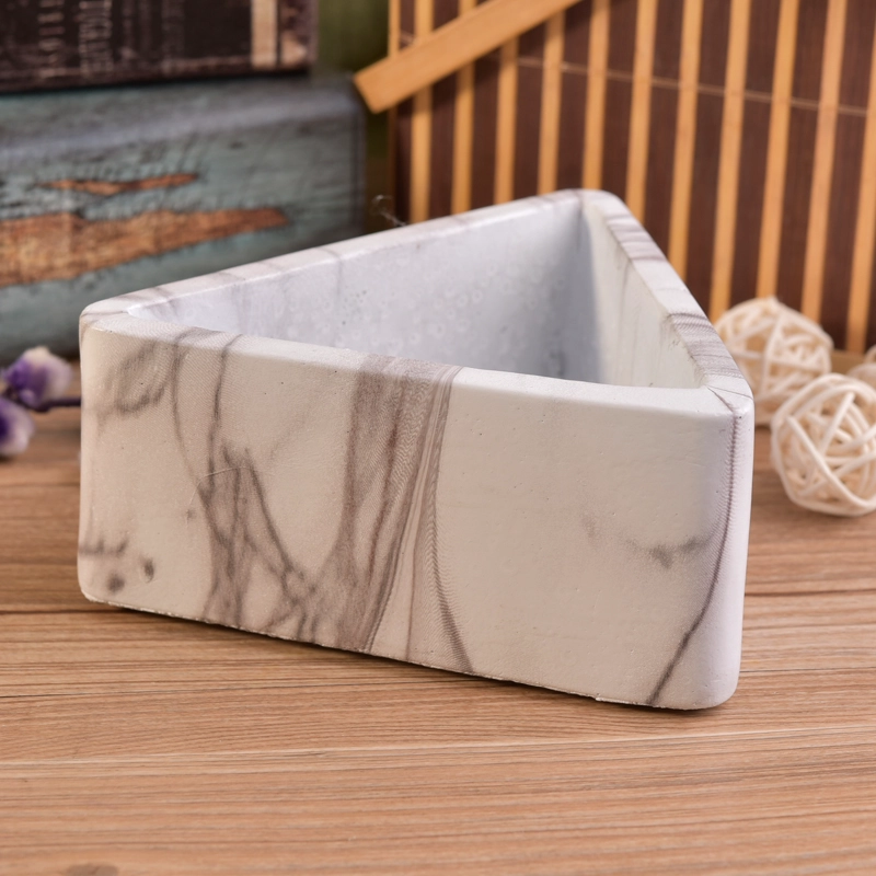 New arrive unique triangle concrete candle holders New arrive unique triangle concrete candle holders
