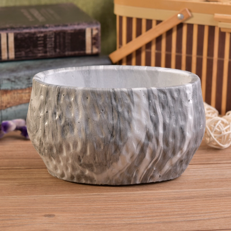 Ellipse ceramic marble candle making holders wholesale