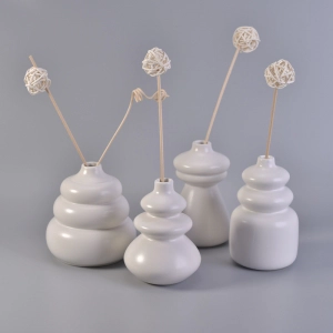 Reed Diffusor Flasche Semi-Porzellan Dekoration Großhandel Kerzenhalter