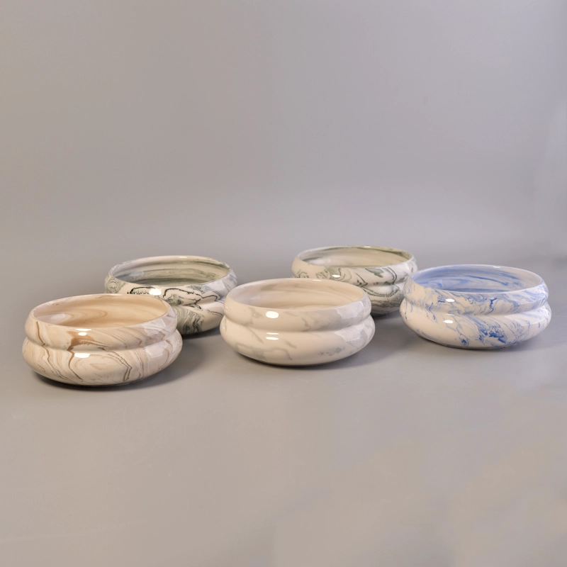 round candle holder ceramic