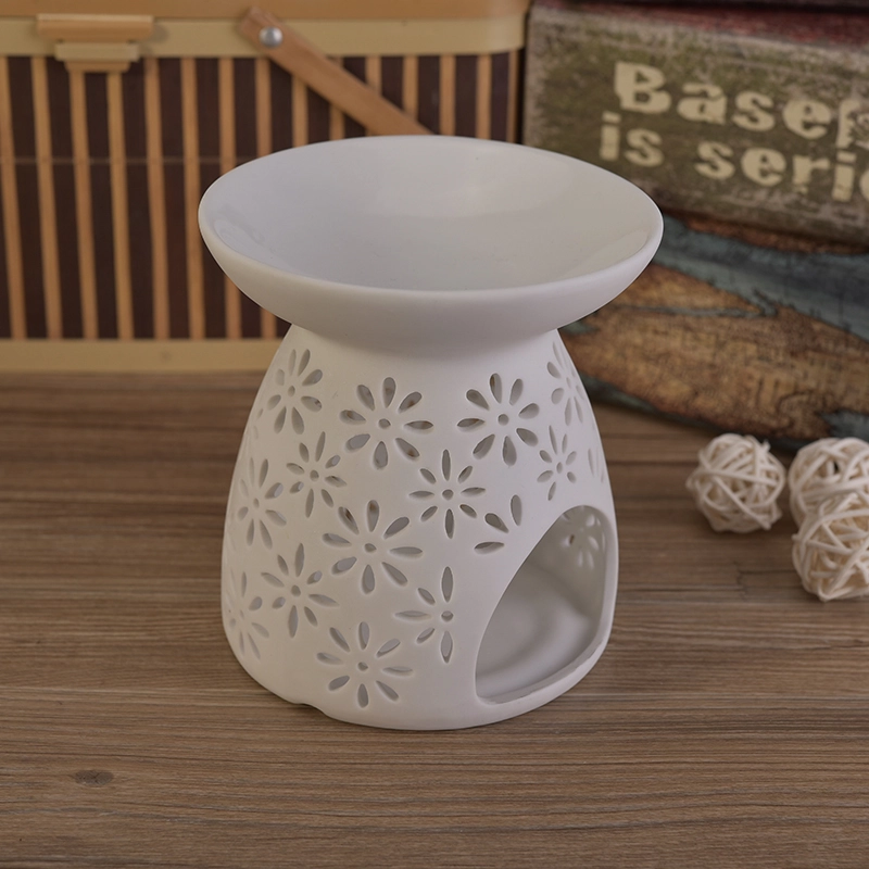 Hot selling white unique ceramic candle aroma burner Hot selling white unique ceramic candle aroma burner