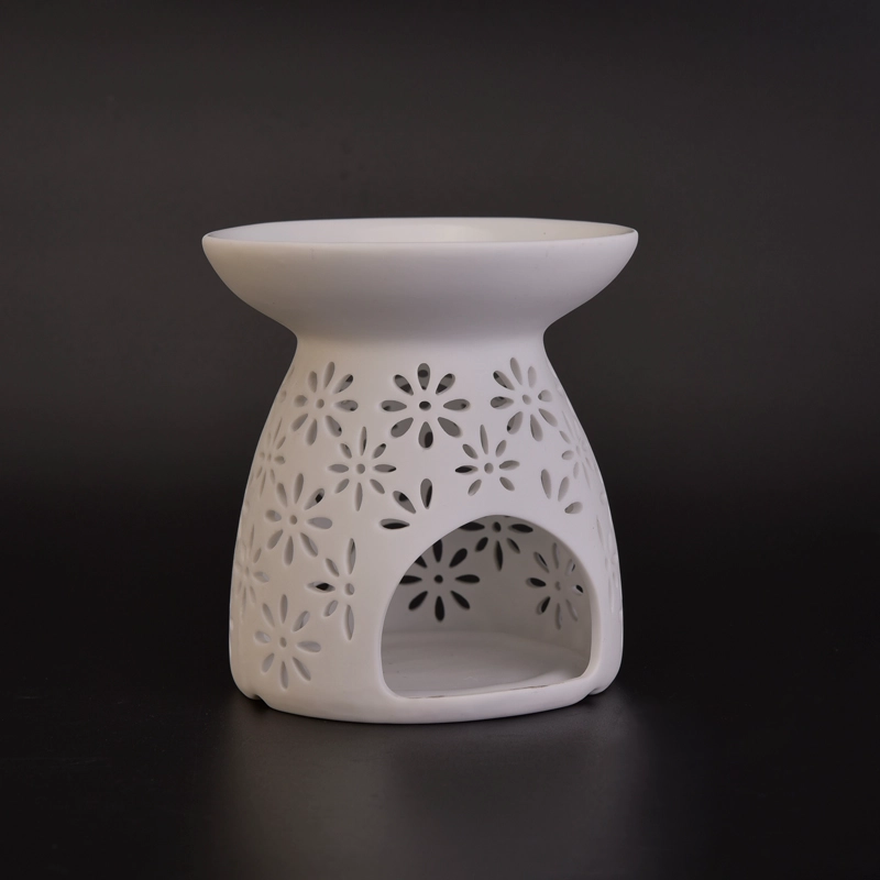 Hot selling white unique ceramic candle aroma burner Hot selling white unique ceramic candle aroma burner