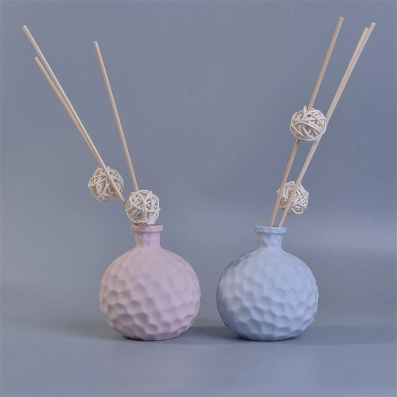 Home fragrance reed aroma ceramic diffusers bottle