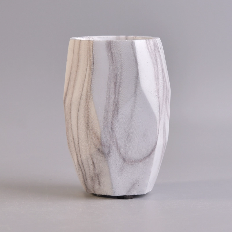 wooden effect tall concrete candle holder wooden effect tall concrete candle holder