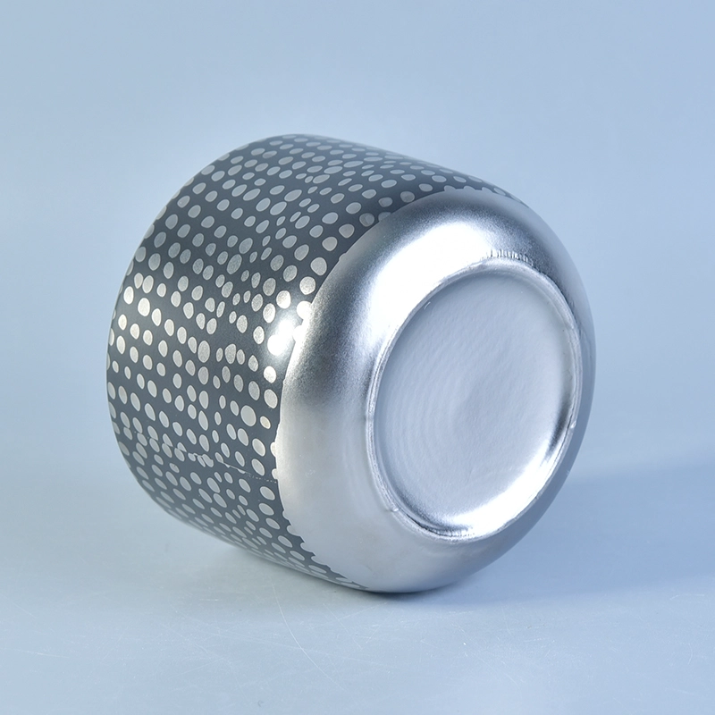 electroplating ceramic candle jar