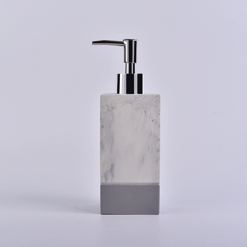 Empty cement bath bottles with plastic pump wholesale