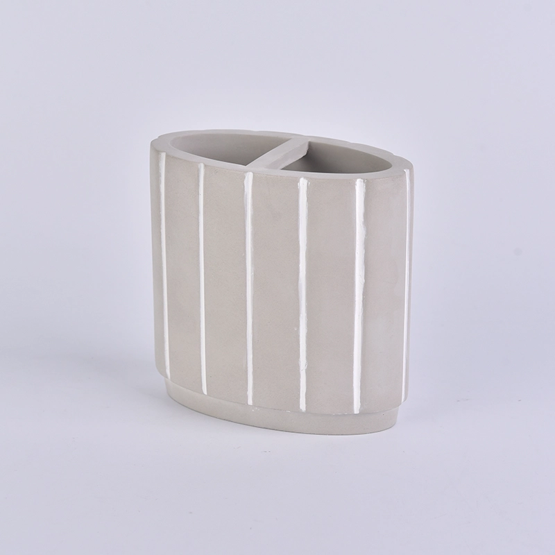 concrete brush pot for toothpaste or toothbrush concrete brush pot for toothpaste or toothbrush