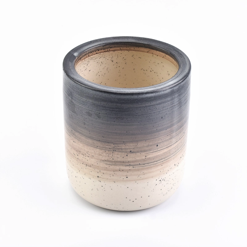 new decoration iridescence ceramic candle jar new decoration iridescence ceramic candle jar