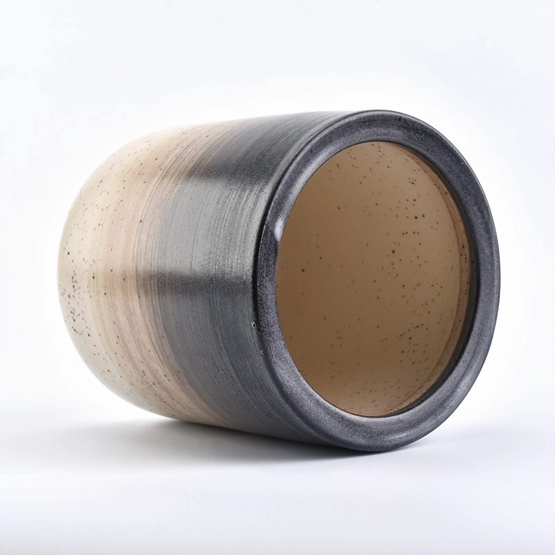 new decoration iridescence ceramic candle jar new decoration iridescence ceramic candle jar