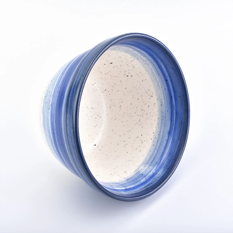 iridescent ceramic candle jars