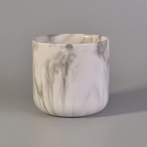 portacandele in ceramica con stampa unica