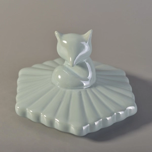 luxury home deco hex ceramic jar with lid