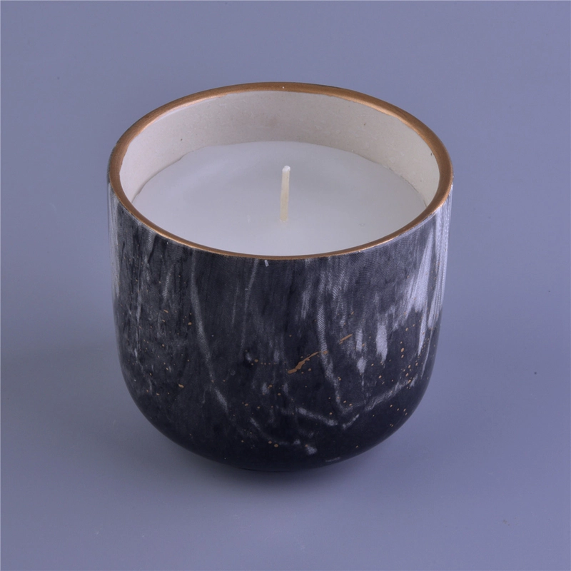 New pattern ceramic votive holder candle jars Wholesale ceramic candle holder