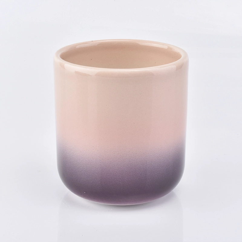curved bottom pink glazed ceramic jar for candle making curved bottom pink glazed ceramic jar for candle making