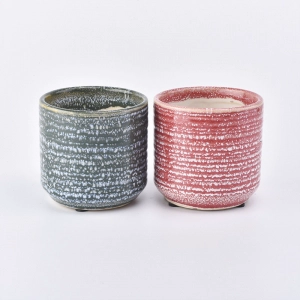 transmutation glaze ceramic candle holders for luxury candles