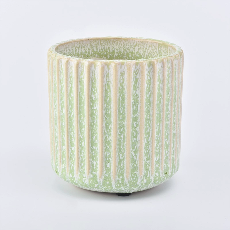 High Quality Spring and summer series chinese ceramic jar candle holder tin High Quality Spring and summer series chinese ceramic jar candle holder tin