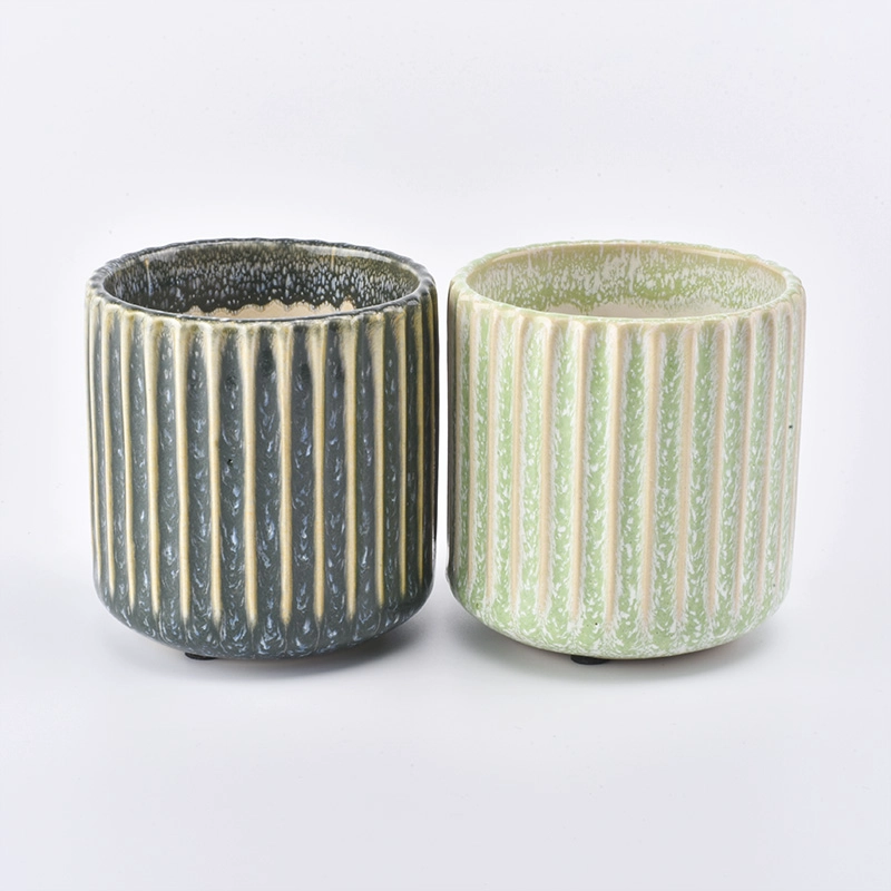 High Quality Spring and summer series chinese ceramic jar candle holder tin High Quality Spring and summer series chinese ceramic jar candle holder tin