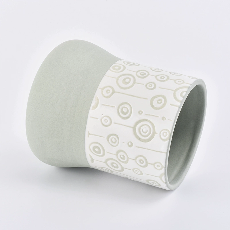 light green ceramic candle holder with white pattern light green ceramic candle holder with white pattern