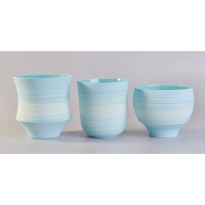 10oz Ceramic Candle Holder With Spray Colors