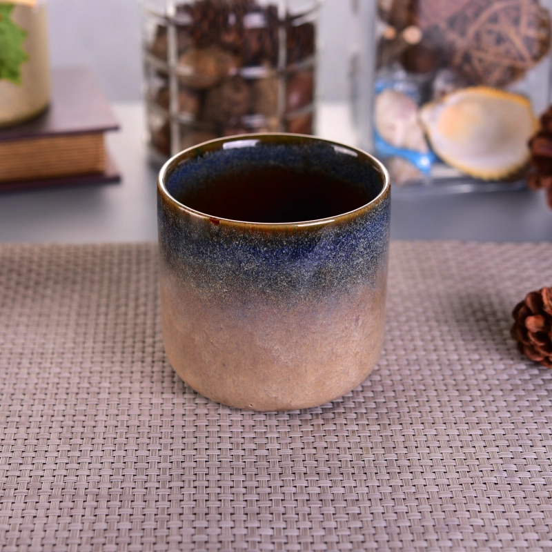 Round bottom home decor ceramic scented soy candle jar Round bottom home decor ceramic scented soy candle jar