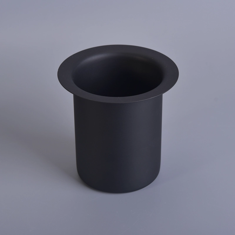 Matte black stainless metal candle holder for decoration Matte black stainless metal candle holder for decoration