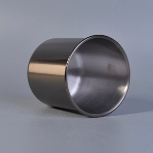 Stainless steel metal candle jars wholesale