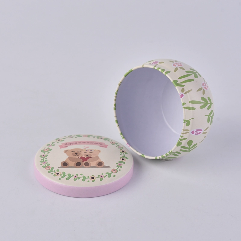 Wholesale custom 2oz tin box for scent candle for home deco