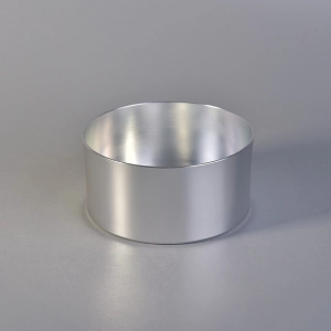 Silver Aluminum Metal Candle Holders