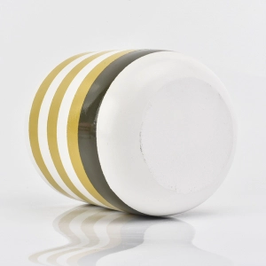 High quality concrete candle jars with hand painting