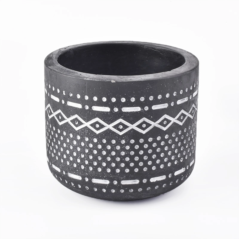 Black Cement Candle Jars Wholesale Black Cement Candle Jars Wholesale