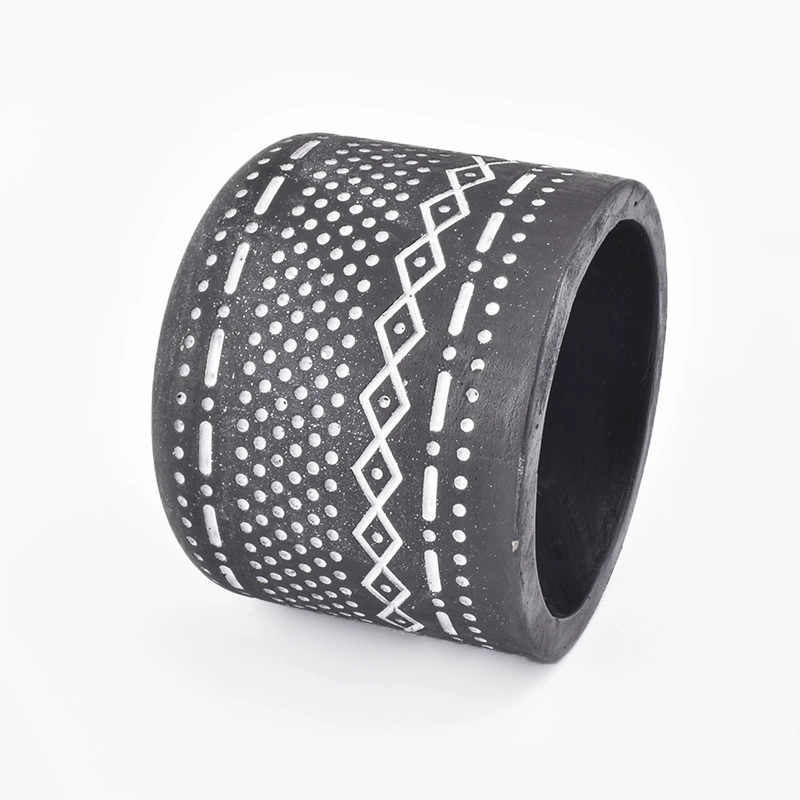 Black Cement Candle Jars Wholesale Black Cement Candle Jars Wholesale