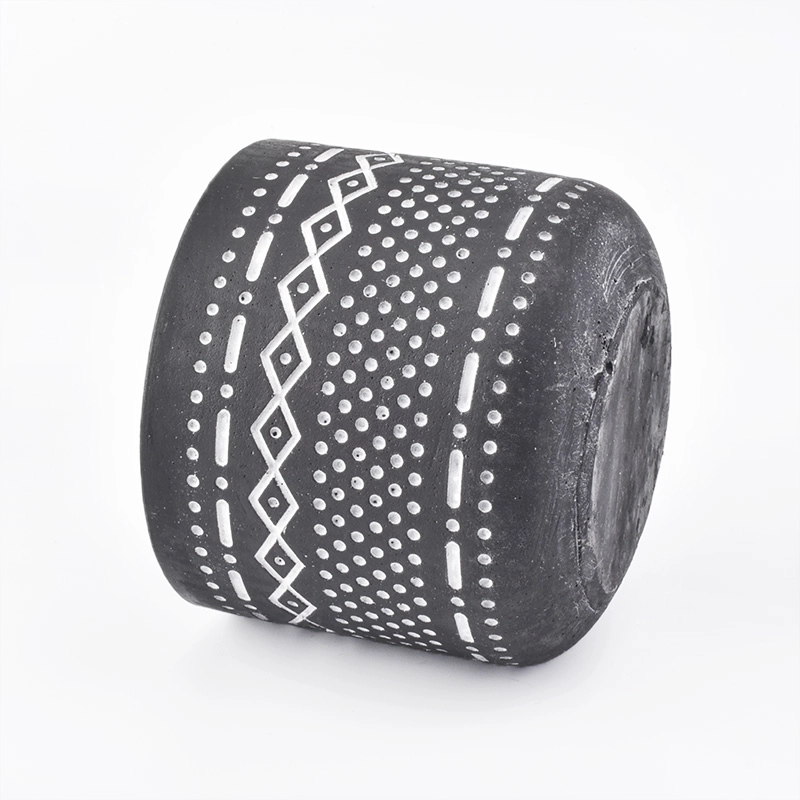 Black Cement Candle Jars Wholesale Black Cement Candle Jars Wholesale