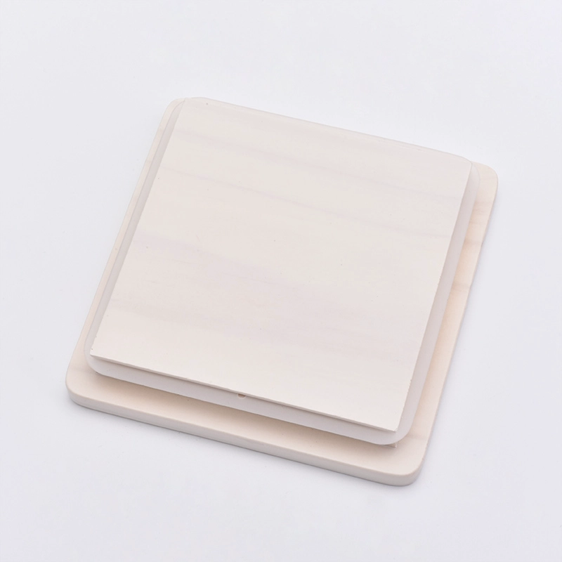 Square wood lid with logo for candle jars Square wood lid with logo for candle jars