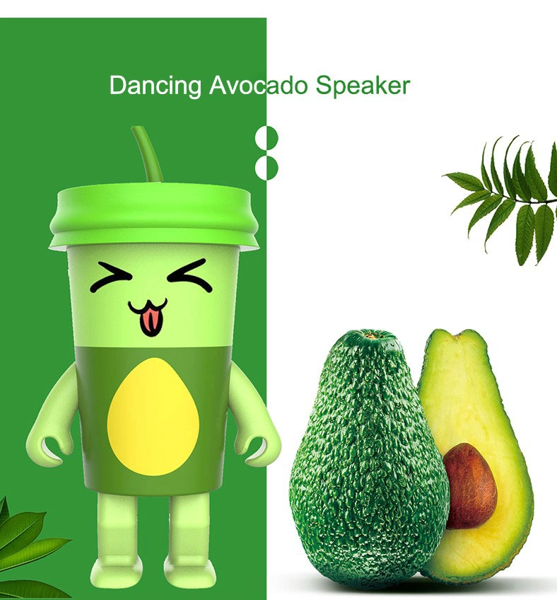 Scatena la tua atmosfera con l'altoparlante danzante a LED Fruit Avocado