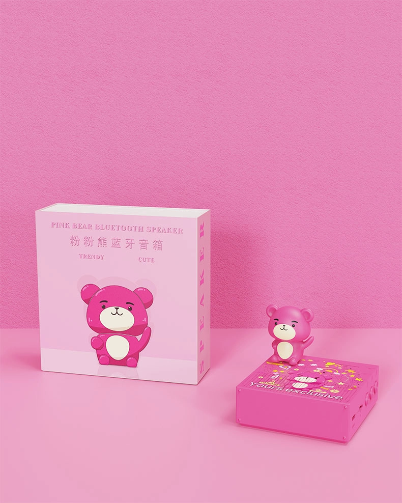 Découvrez le Sawolol enchanteur - Mini haut-parleur avec des figures de dessins animés en mouvement