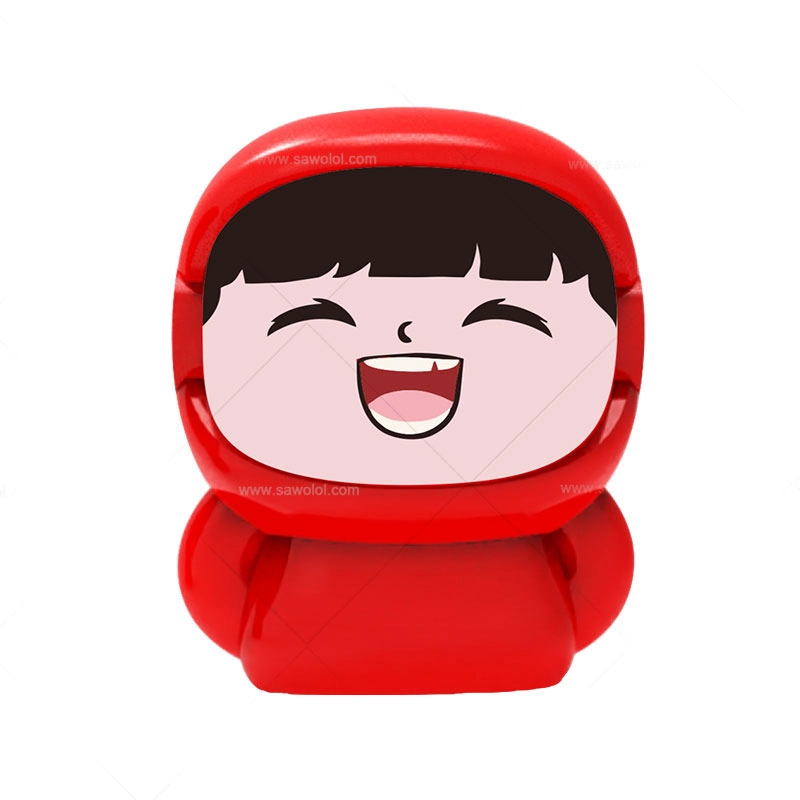 Découvrez la magie du visage - Changer la fille Bluetooth Mini haut-parleur