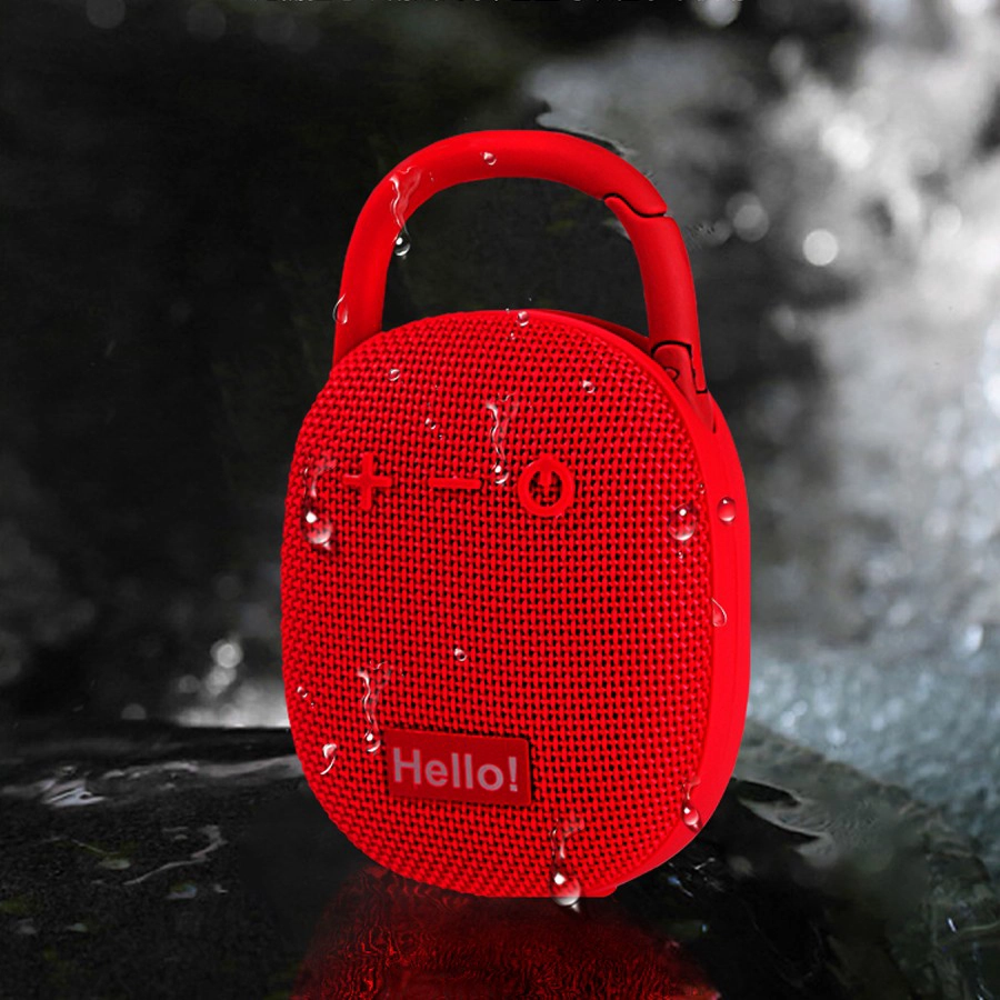 Sound Adventure: IPX5 wasserdichter Bluetooth-Lautsprecher mit sattem 4-W-Sound