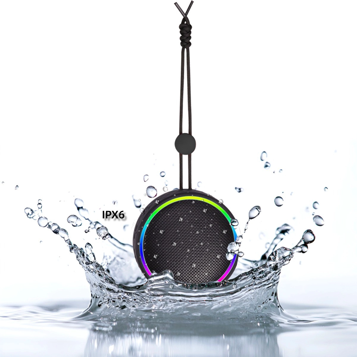 Stick & Play: Wasserdichter IPX6-Lautsprecher mit leistungsstarkem Saugnapf