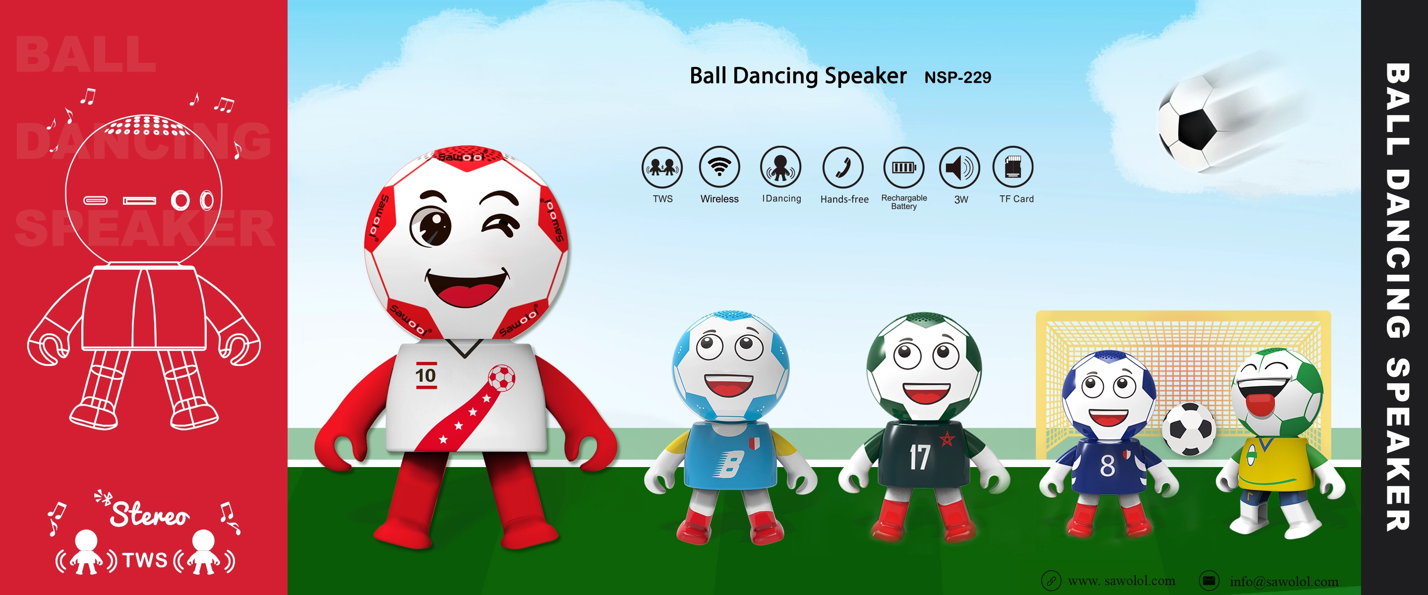 Football Dancing Speaker