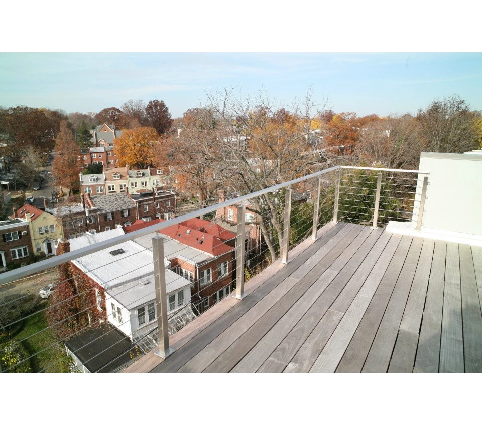 Cheap Price Aluminum Railing Balcony Staircase Aluminum Cable Post Railing