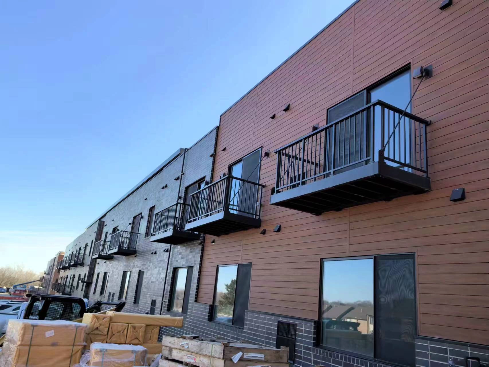 Balconi imbullonati per balconi prefabbricati in alluminio 6063 T5
