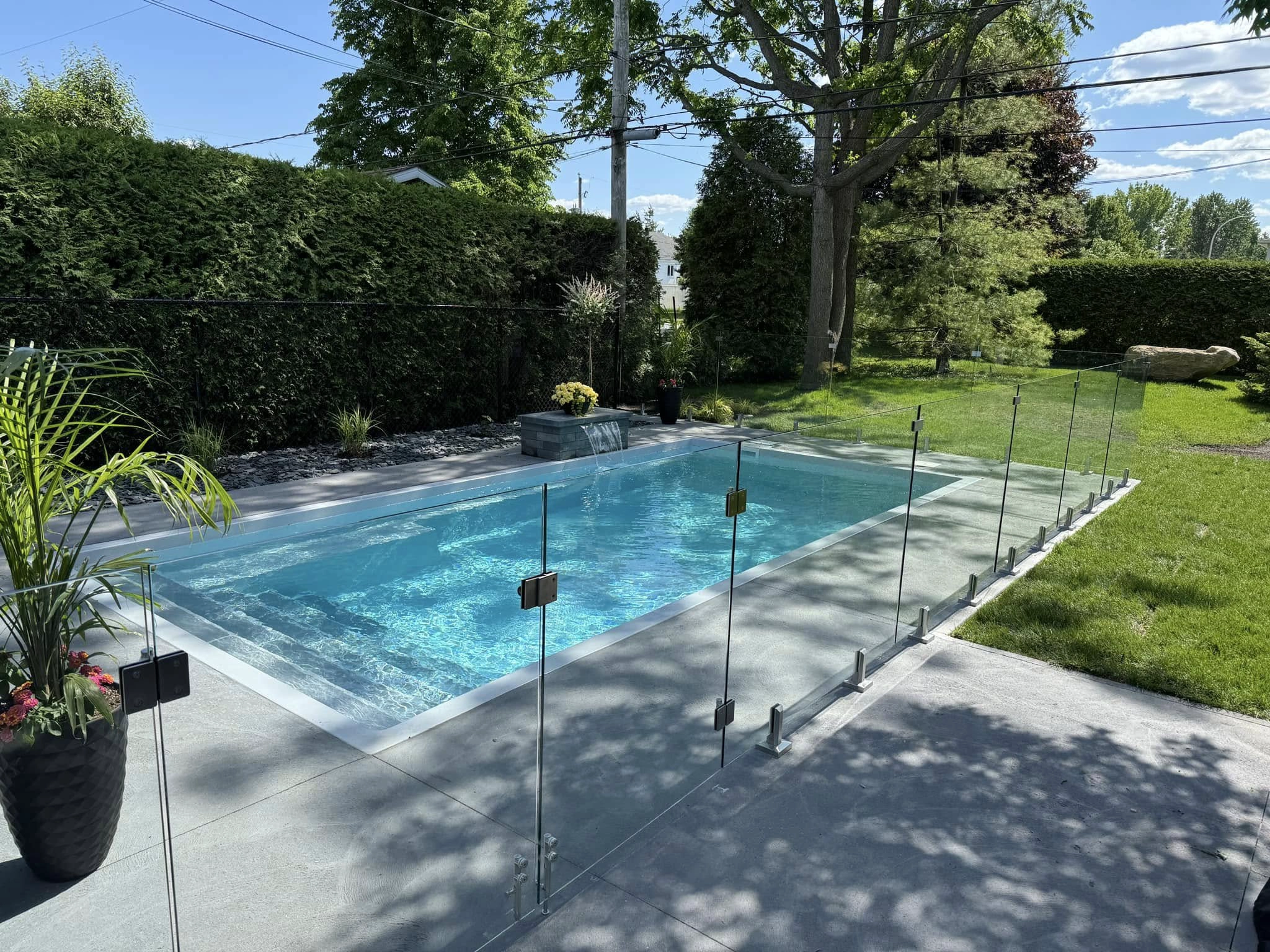Torneira de vidro em aço inoxidável duplex 2205 | Montagem de corrimão sem moldura para piscina, varanda e escada - em estoque, envio em 24 horas