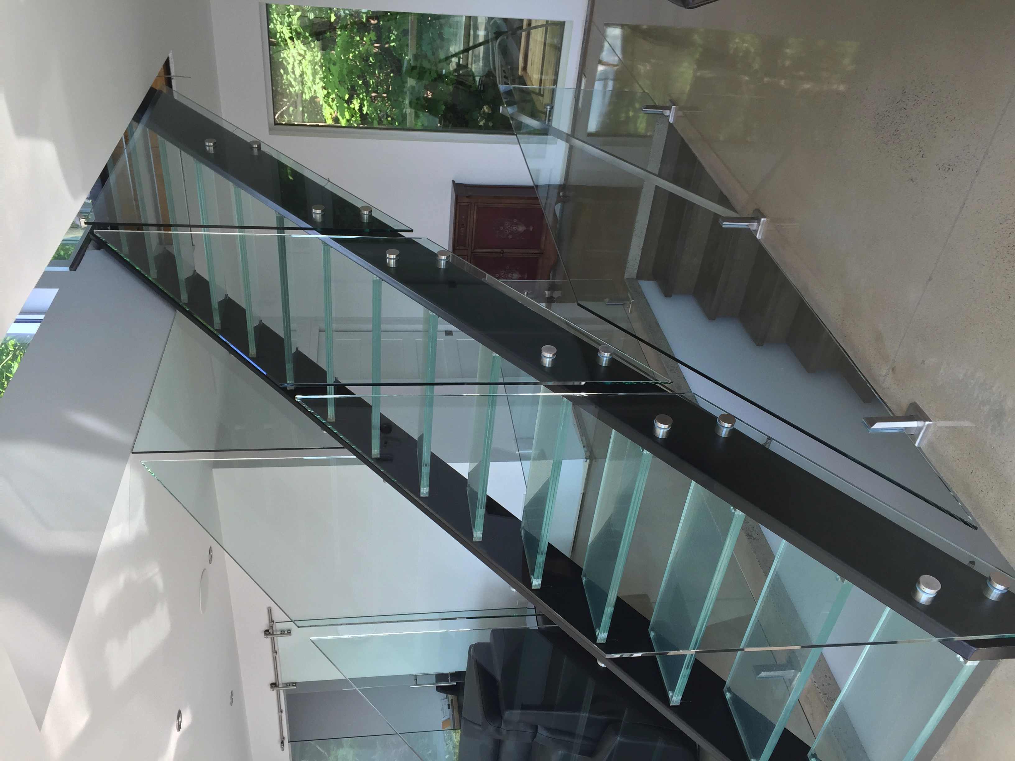 Heavy Duty Marine Grade SS316 Glazen Balustrade Standoff Pins voor Frameloze Balkon Trap Balustrade, Past op 3/8