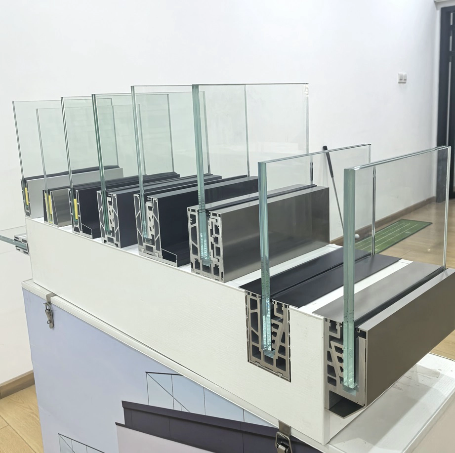 Basisschoen van aluminium glazen balustrade | U-kanaal voor 3/8