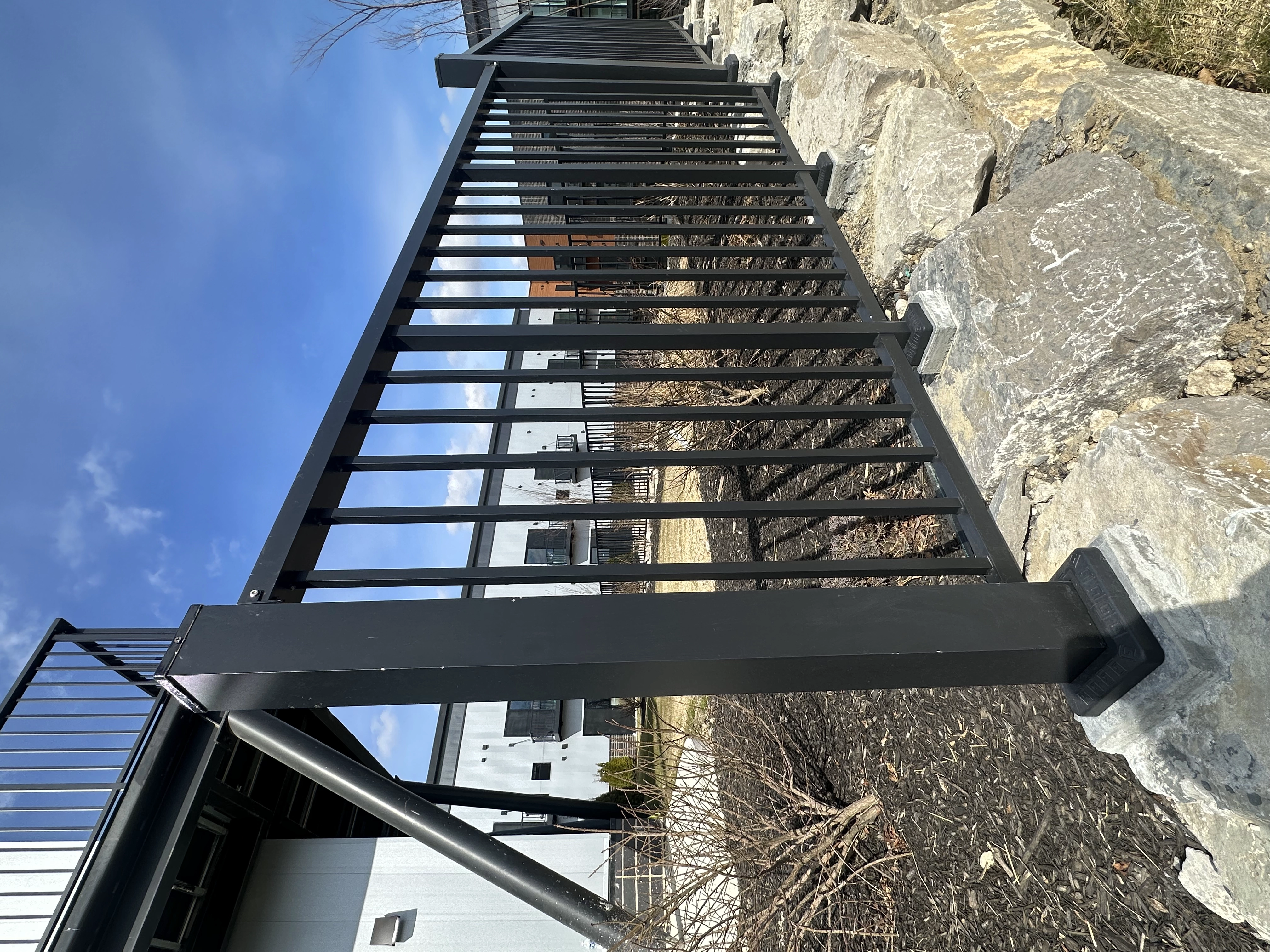 Ringhiera in picchetto in alluminio per terrazza, balcone e scale - 6063 verniciato a polvere