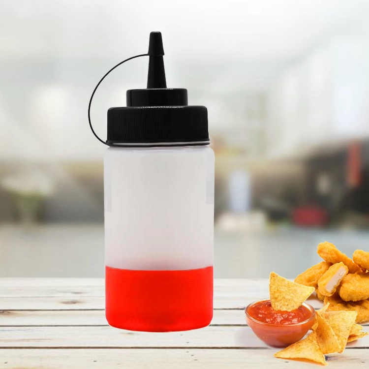 Čína 250 ml 350 ml 500 ml 700 ml 1L kečupová omáčka plastová lisovací láhev výrobce